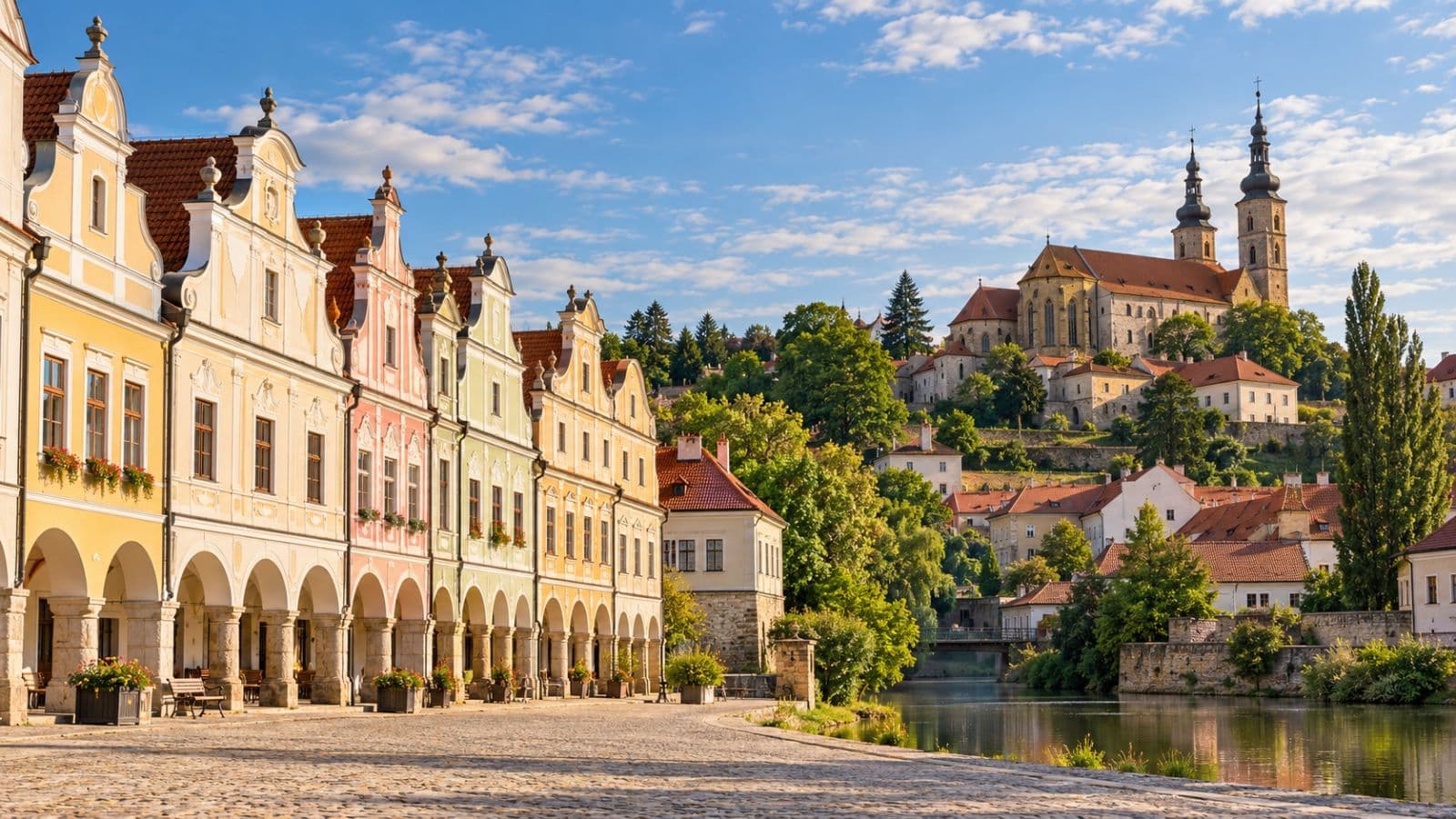 泰爾奇 × 特熱比奇雙世界遺產私人一日遊|Telč & Třebíč UNESCO Heritage Private Day Tour|最多6人